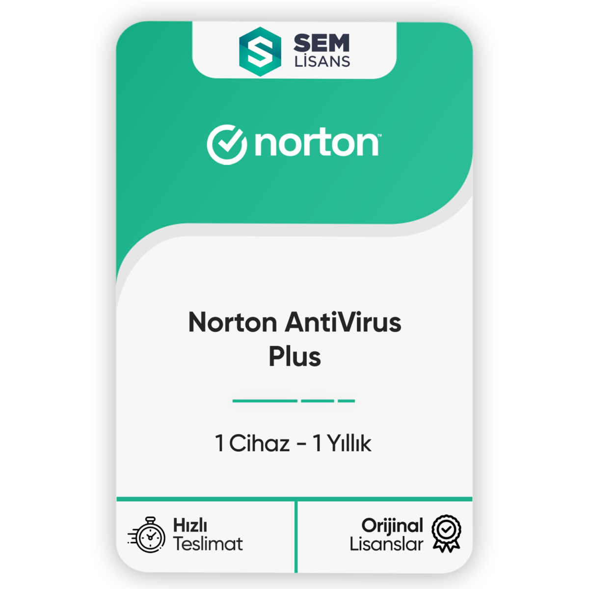 norton antivirus plus 1 cihaz 1 yillik kullanim