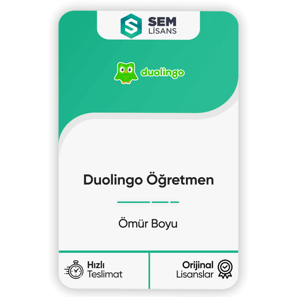 duolingo ogretmen omur boyu kullanim