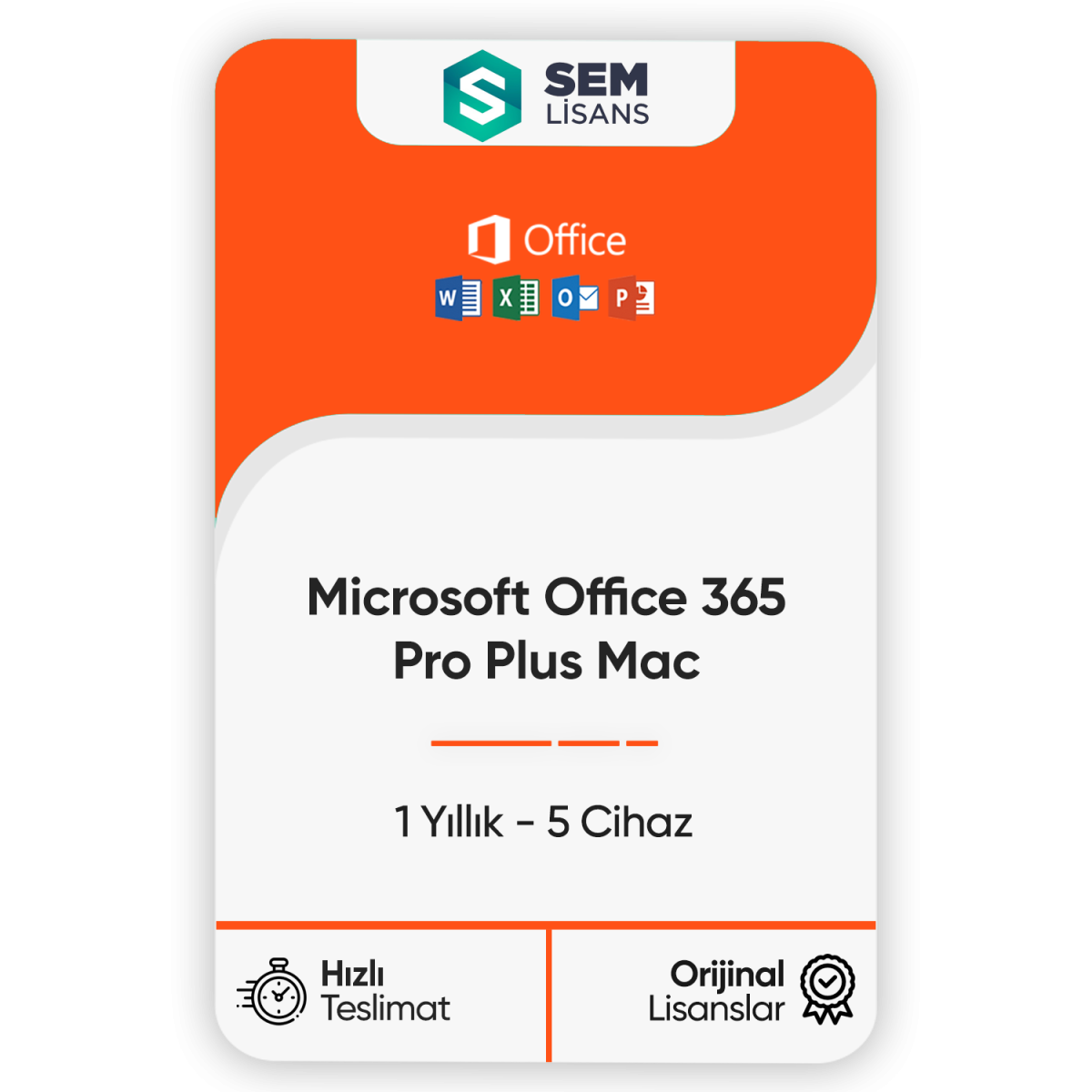 microsoft office 365 pro plus mac 1 yillik kullanim turuncuu