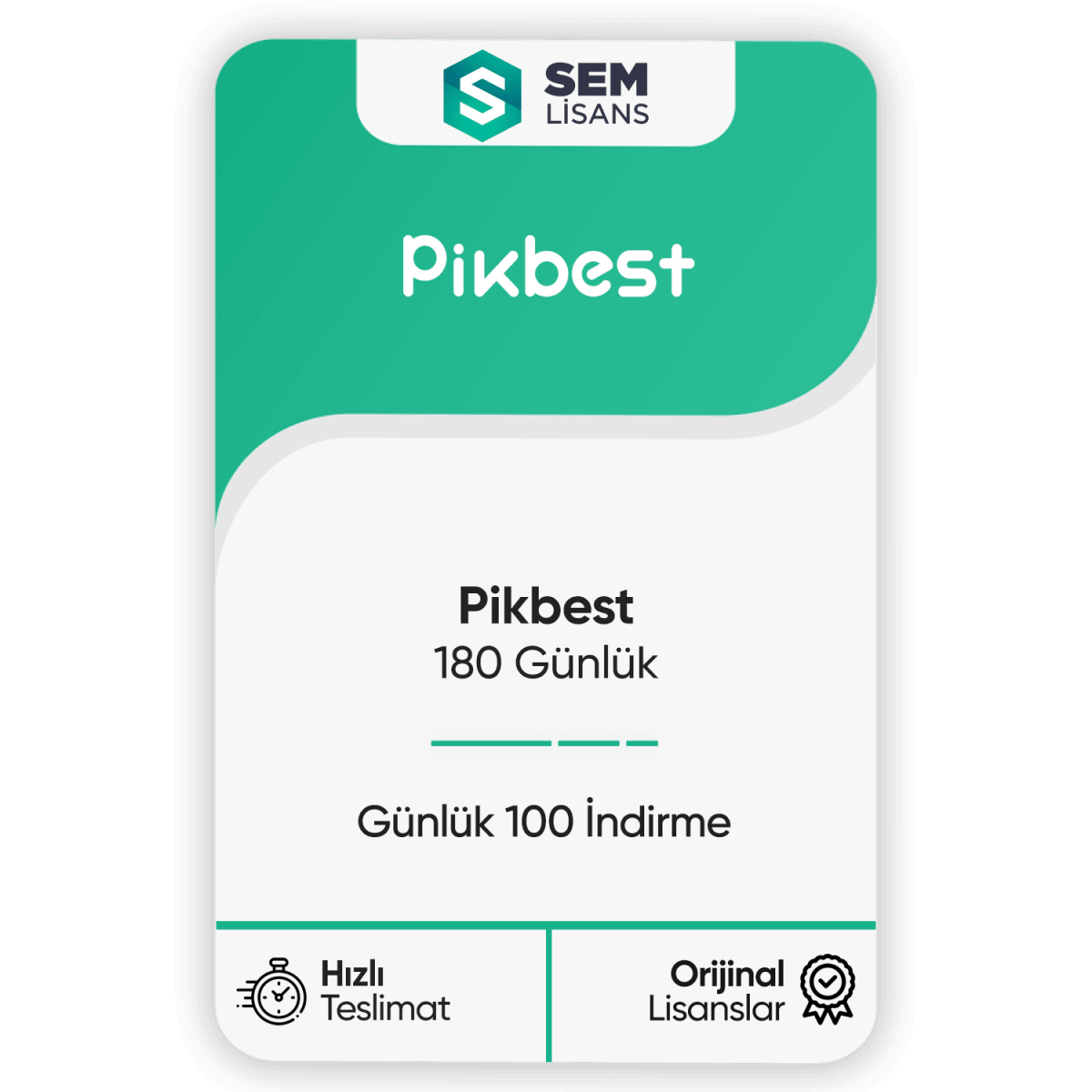 pikbest 180 gunluk 100 indirme
