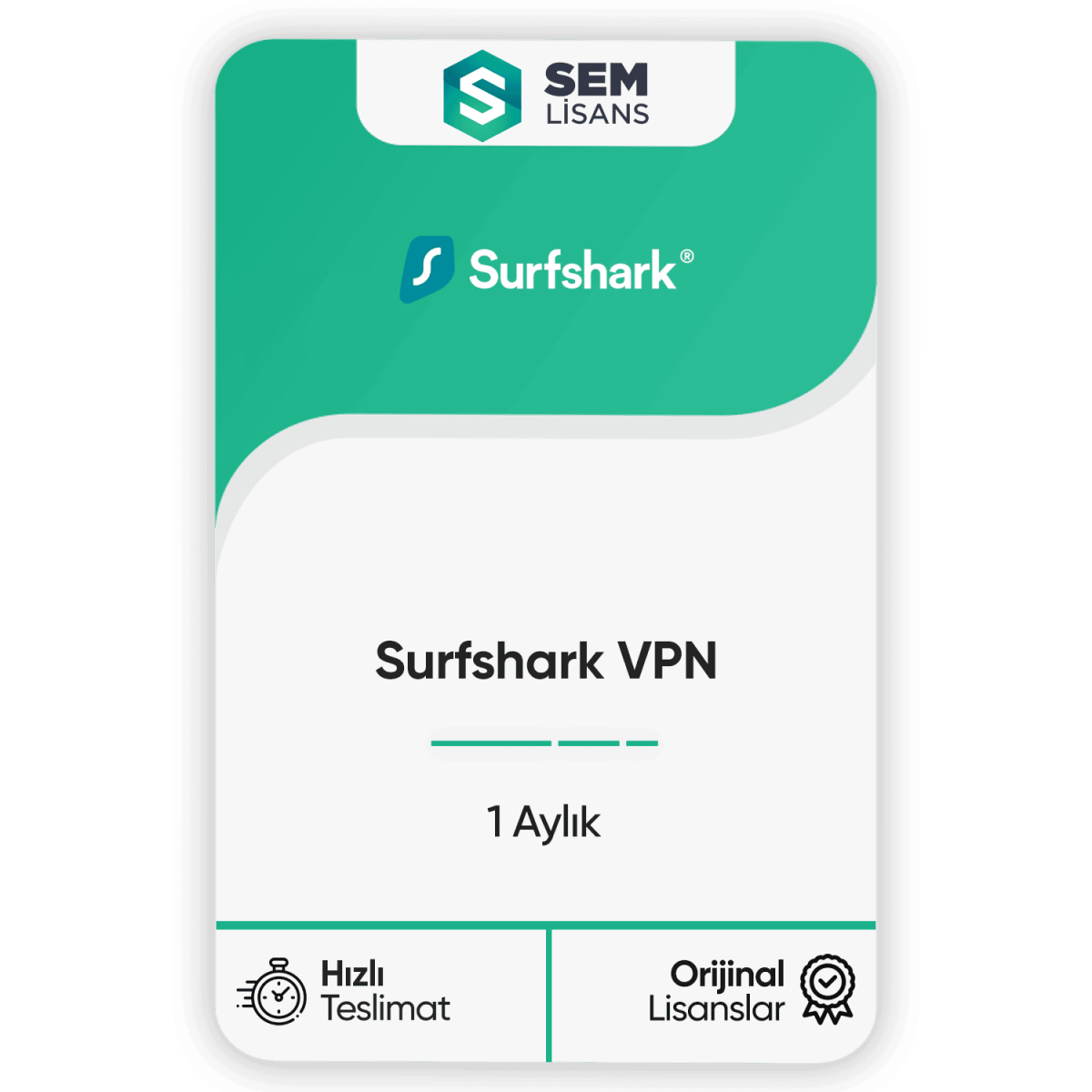 surfshark vpn 1 aylik kullanim