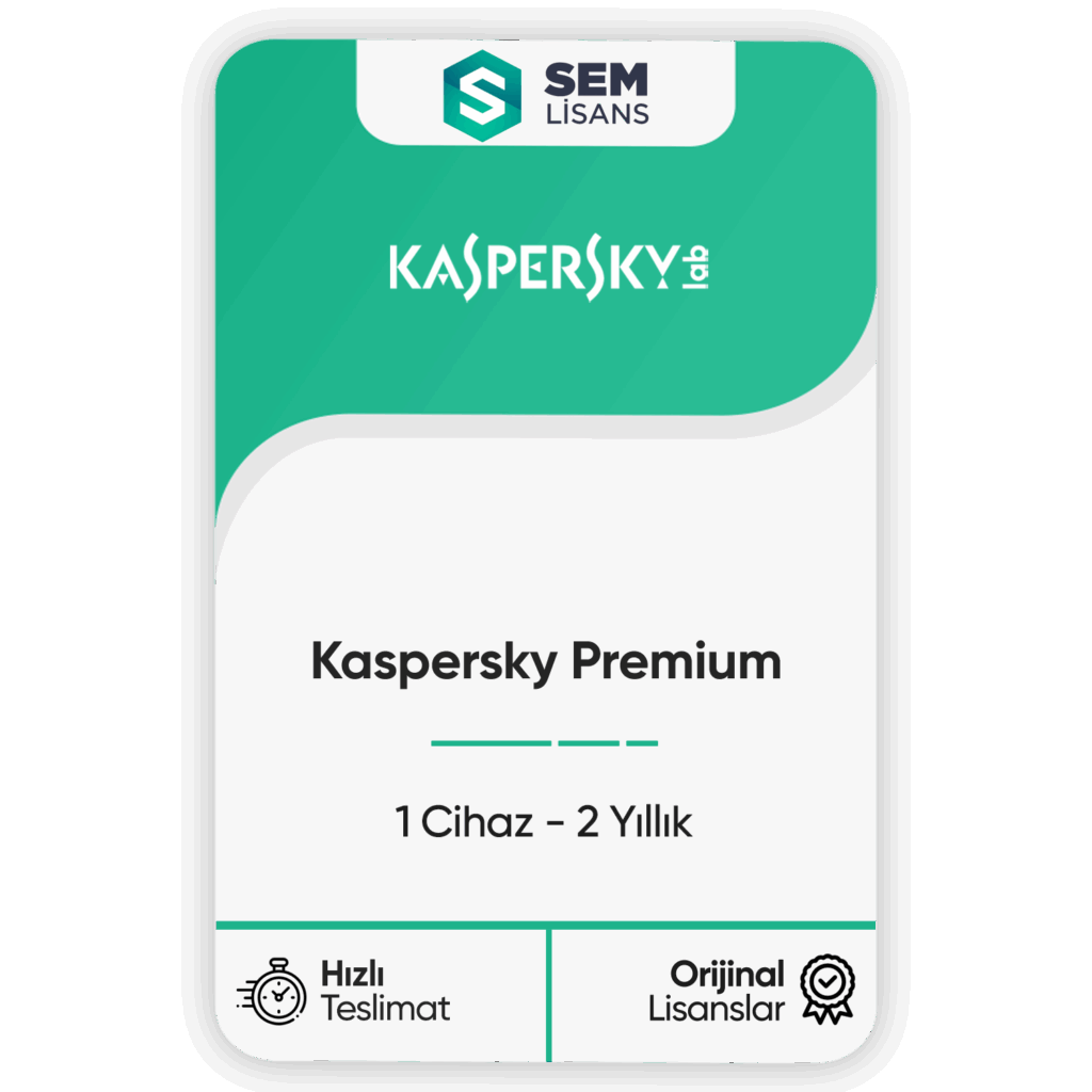 kaspersky premium 1 cihaz 2 yillik kullanim
