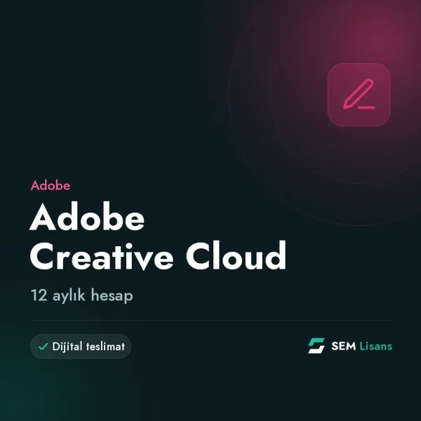 Adobe Creative Cloud - 12 Aylık