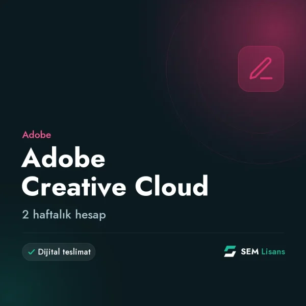 Adobe Creative Cloud - 2 Haftalık