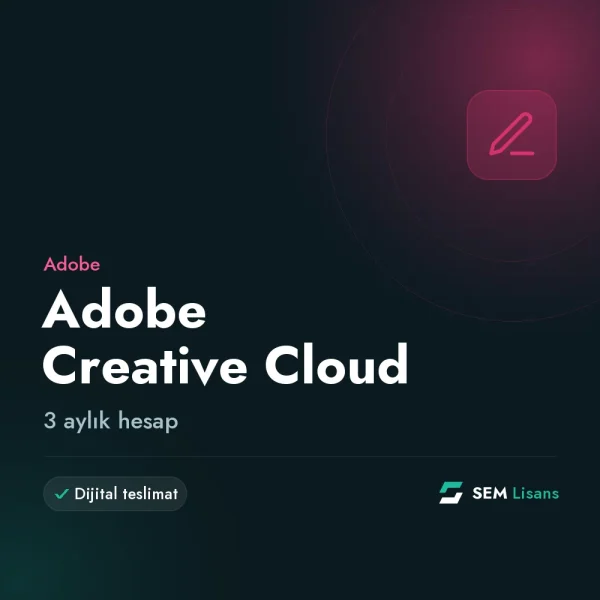 Adobe Creative Cloud - 3 Aylık